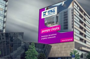 Rebranding marki billboardy outdoor dla Kenpol Holding Agencja brandingowa Moweli Creative Dąbrowa Górnicza Katowice Kraków Wrocław Gdańsk Warszawa